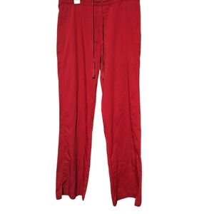 Healing‎ Hands Red Women's Scrub Bottoms